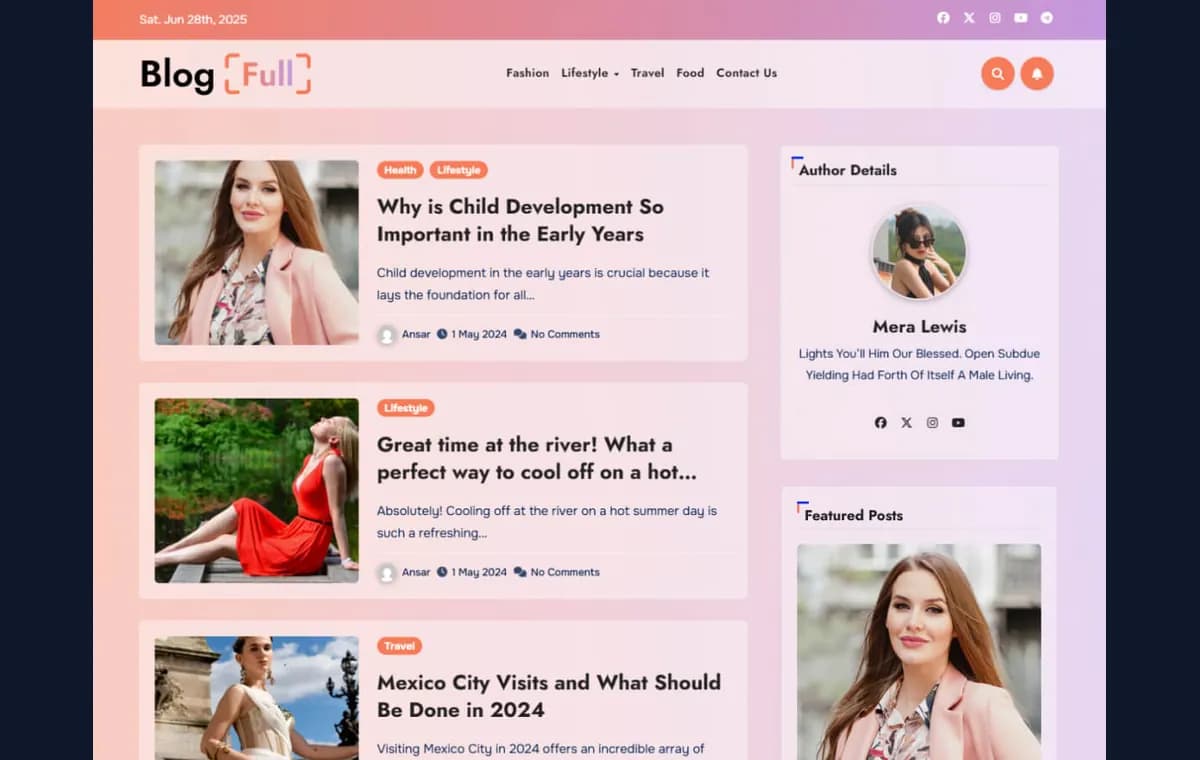 Blogfull preview