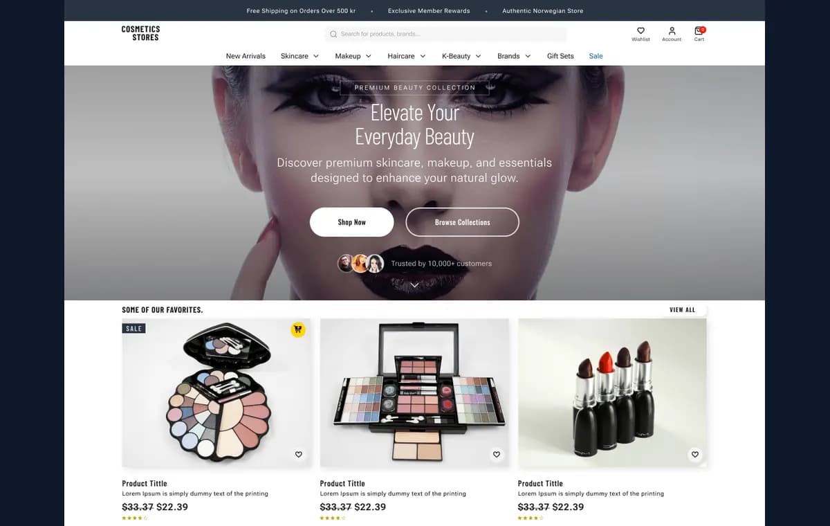 Cosmetics Stores preview