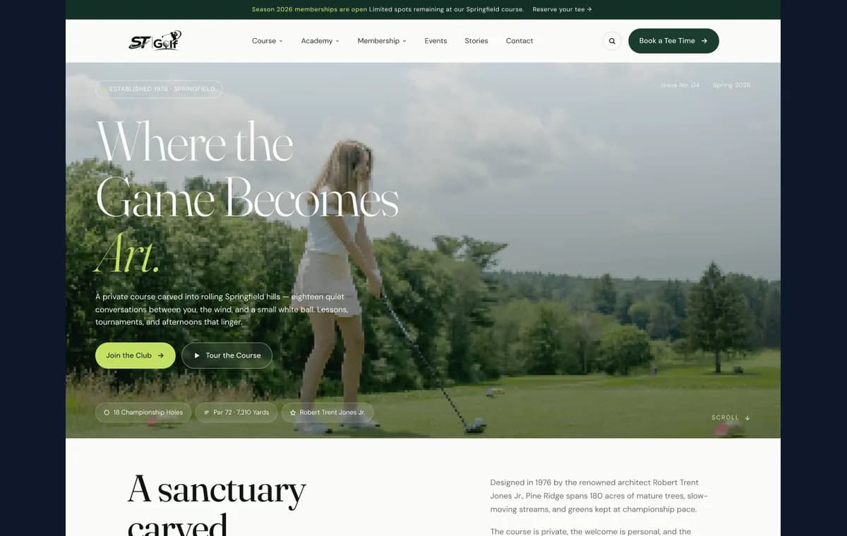 ST Golf preview