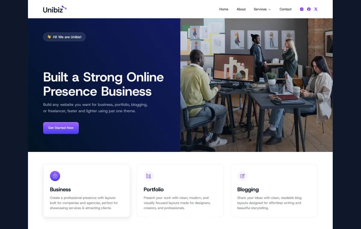Unibiz preview